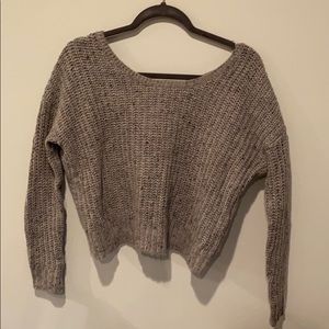 Crop sweater